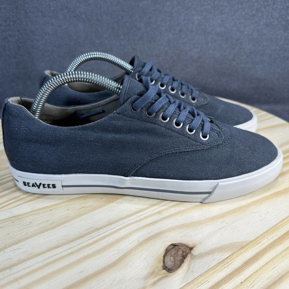 SeaVees‎ Hermosa Plimsoll Sneakers Mens Size 8 Brown Canvas Shoes